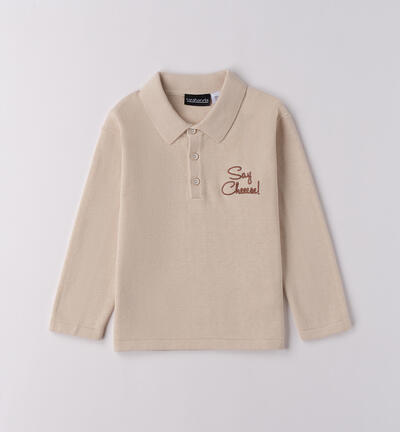 Polo da bambino BEIGE