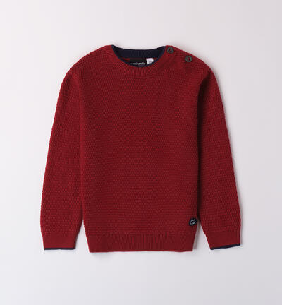 Pullover for boys RED