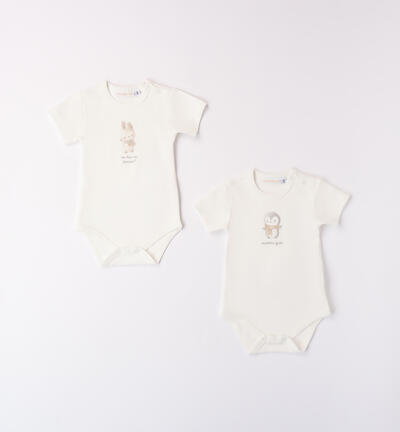 Newborn bodysuit set CREAM