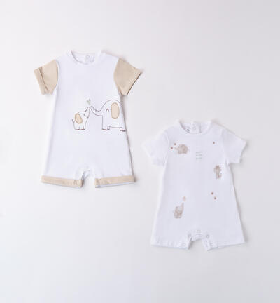 Baby rompers set WHITE