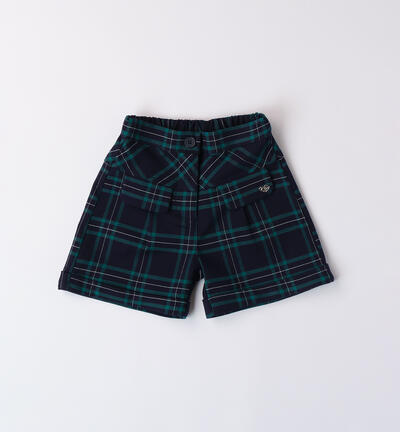 Shorts eleganti bambina BLU