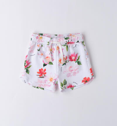 Shorts per bambina BIANCO