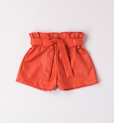 Shorts per bambina ARANCIONE