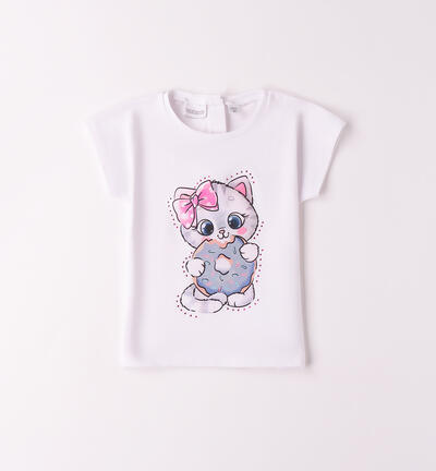 T-shirt per bambina BIANCO