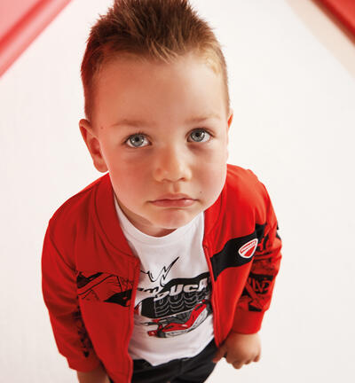 Ducati T-shirt for boys WHITE