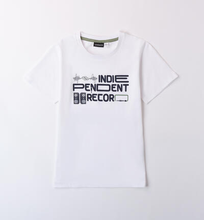 T-Shirt per ragazzo BIANCO