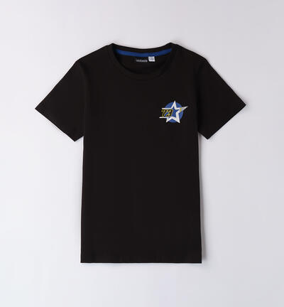 T Shirt per ragazzo Sarabanda NERO