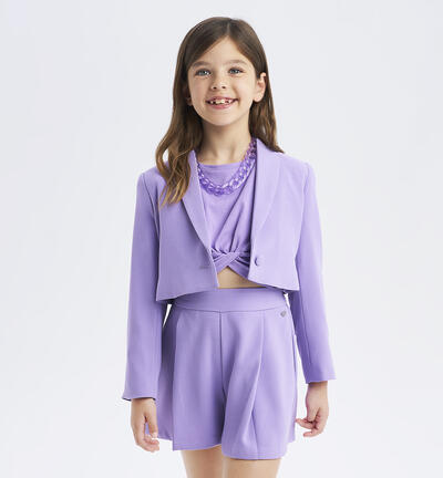 Girls' T-shirt with necklace VIOLET