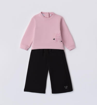 Sarabanda tracksuit for girls VIOLET