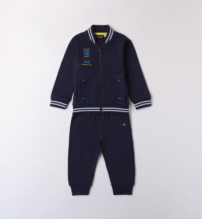 Two-piece boy's tracksuit BLUE