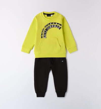 Sporty boy's tracksuit GREEN