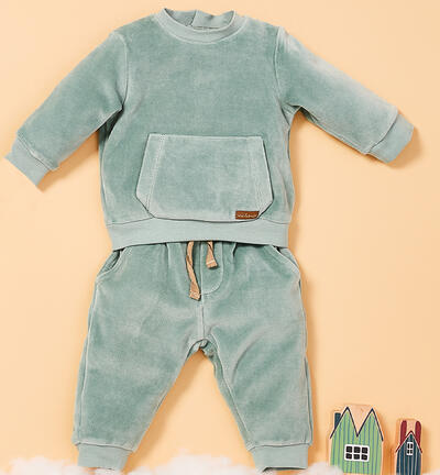 Newborn chenille suit GREEN