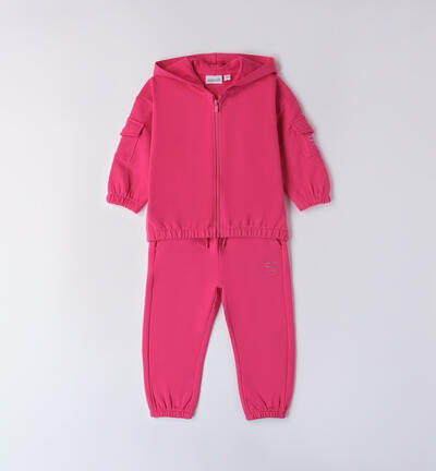 Tracksuit for girls FUCHSIA