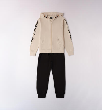 Two-piece tracksuit for boys BEIGE