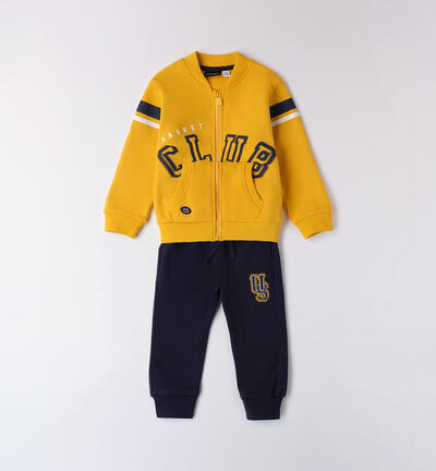 Two-piece boy's tracksuit YELLOW