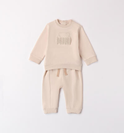 Winter suit for baby boy CREAM