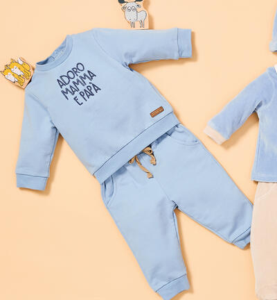 Winter suit for baby boy LIGHT BLUE