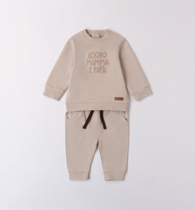 Winter suit for baby boy BEIGE