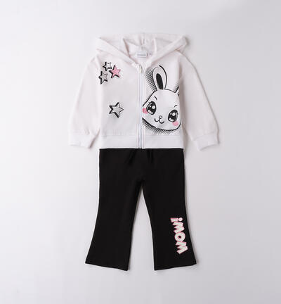 Girl's Sarabanda tracksuit WHITE