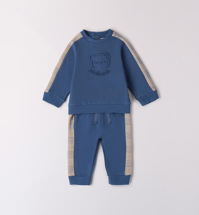 Two-piece suit for baby boy BLUE