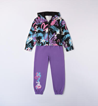 Two-piece tracksuit for girls VIOLET