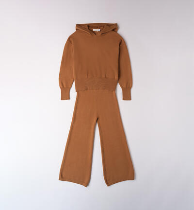 Tracksuit for girls BROWN