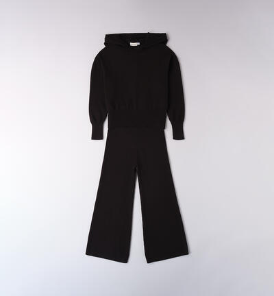 Tracksuit for girls BLACK