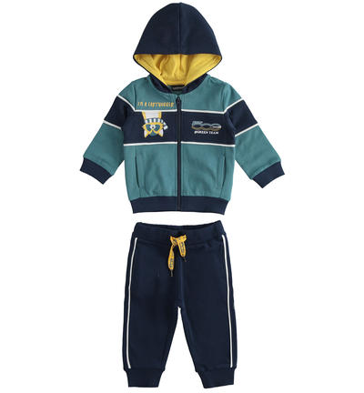 Tuta sportiva bambino Fiat Nuova 500 VERDE