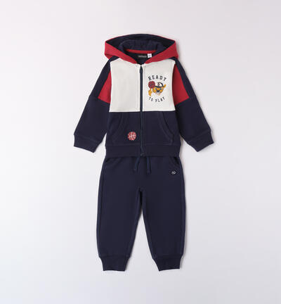 Sporty tracksuit for boys BLUE