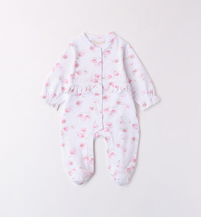 Baby girl summer onesie PINK