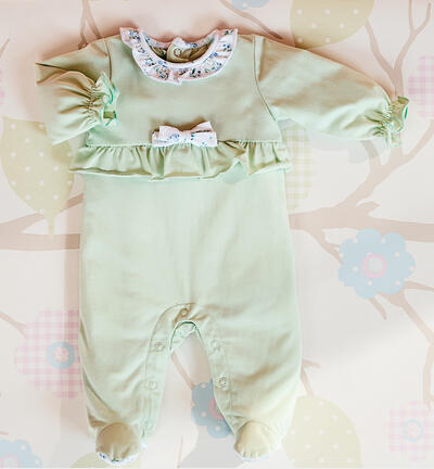 Baby girl summer onesie GREEN