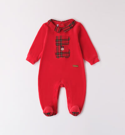 Tutina neonato Natale ROSSO