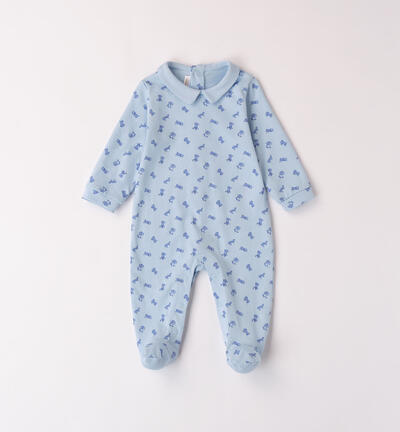 Unisex babygrow LIGHT BLUE