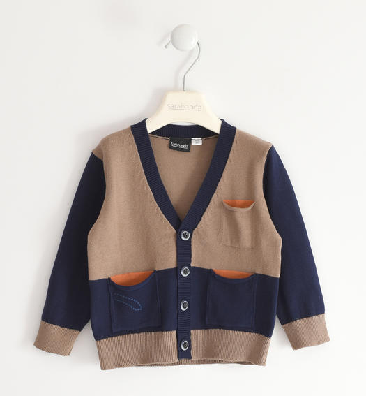 Cardigan bambino in tricot da 9 mesi a 8 anni Sarabanda BEIGE-0416