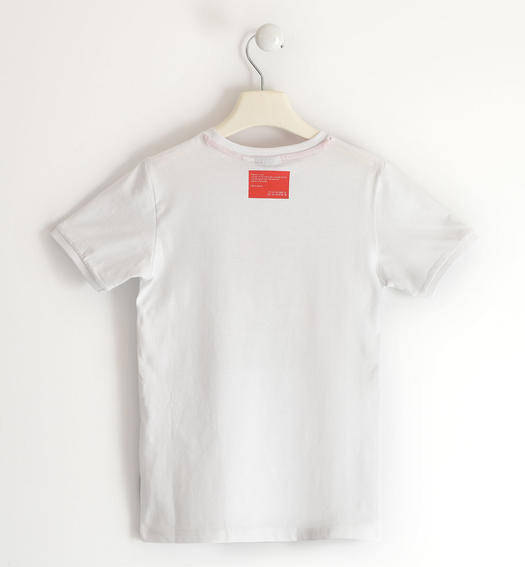 Fresca t-shirt per bambino con grafiche diverse da 8 a 16 anni Sarabanda BIANCO-0113