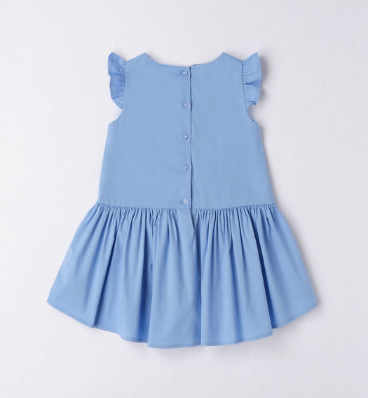 Fresco abito bambina da 9 mesi a 8 anni Sarabanda AZZURRO-3624