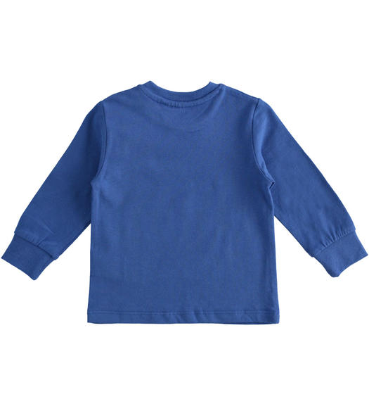 Maglietta bambino varie stampe da 9 mesi a 8 anni Sarabanda BLU-3766