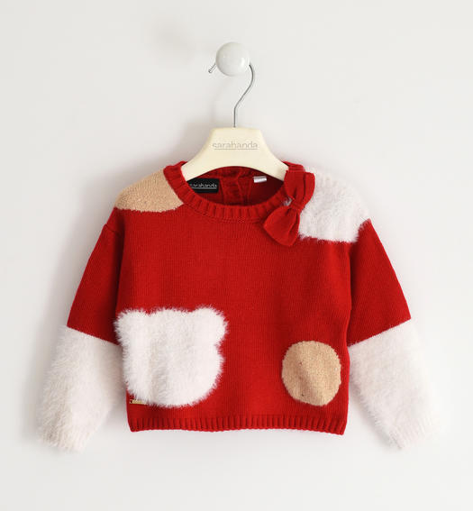 Maglioncino bambina in tricot da 9 mesi a 8 anni Sarabanda ROSSO-2253