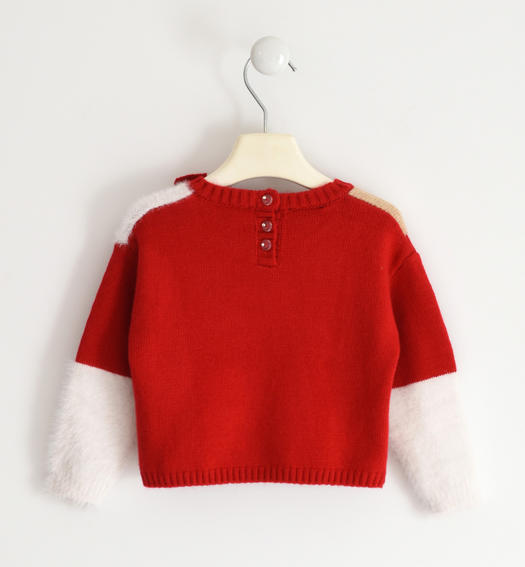 Maglioncino bambina in tricot da 9 mesi a 8 anni Sarabanda ROSSO-2253