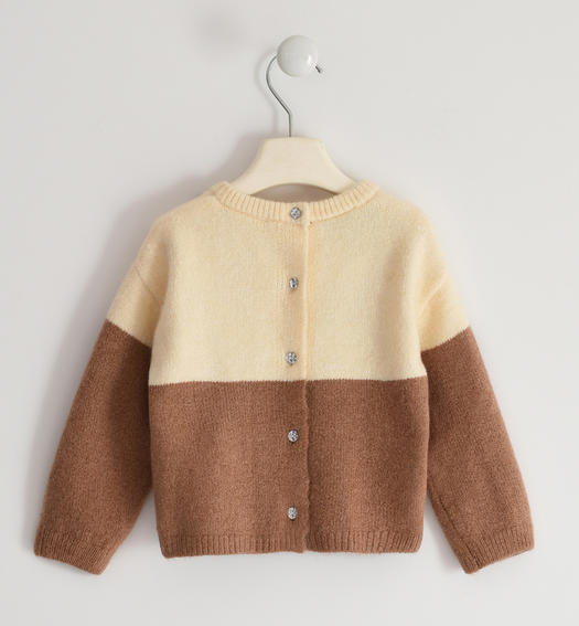 Maglione bambina in morbido tricot da 9 mesi a 8 anni Sarabanda BEIGE-0729