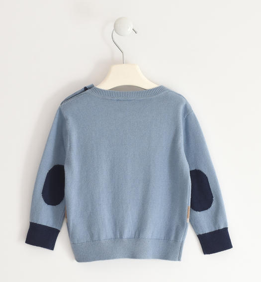 Maglione bambino in tricot da 9 mesi a 8 anni Sarabanda AZZURRO-3922