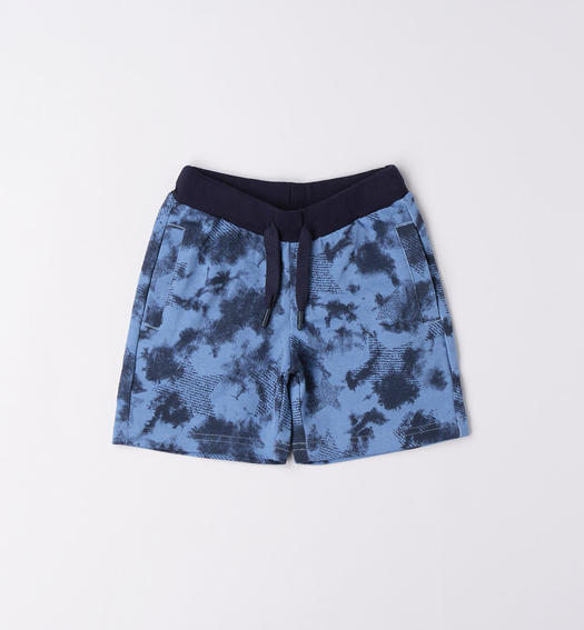 Pantaloncino bambino tie dye da 9 mesi a 8 anni Sarabanda BIANCO-NAVY-6VG9