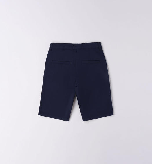 Pantalone corto slim ragazzo da 8 a 16 anni Sarabanda NAVY-3854