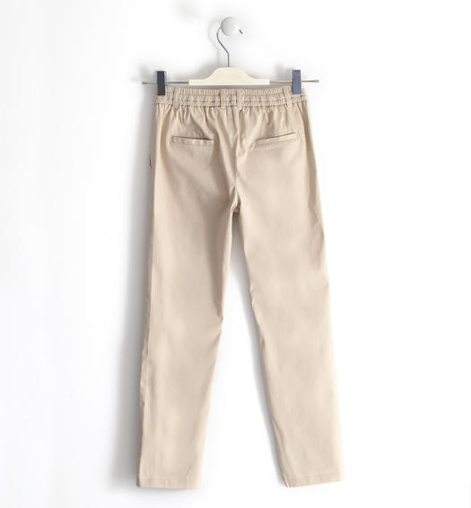 Pantaloni bambino lungo regulat fit da 8 a 16 anni Sarabanda BEIGE-0421