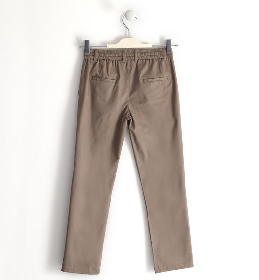 Pantaloni bambino lungo regulat fit da 8 a 16 anni Sarabanda FANGO-0526