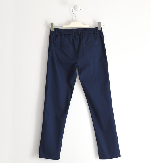 Pantaloni bambino lungo regulat fit da 8 a 16 anni Sarabanda NAVY-3854