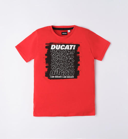 T-shirt Ducati bambino 100% cotone da 3 a 16 anni ORANGE FLUO-5840
