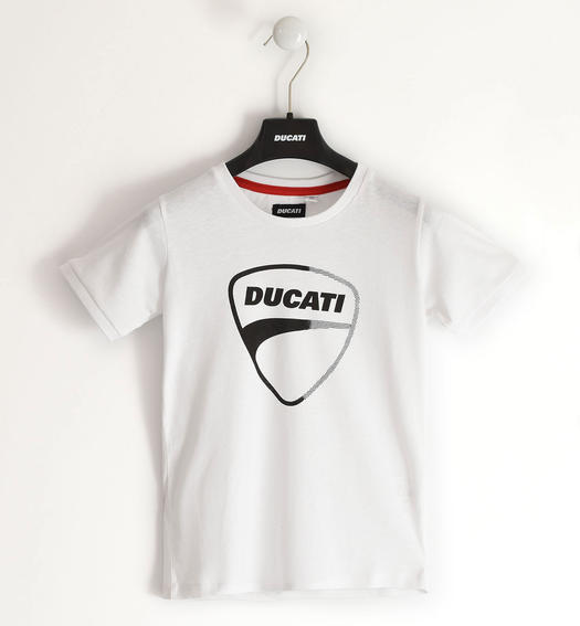 T-shirt Ducati per ragazzo da 3 a 16 anni BIANCO-0113