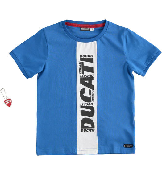T-shirt Sarabanda interpreta Ducati 100% cotone da 3 a 16 anni Sarabanda ROYAL-3737