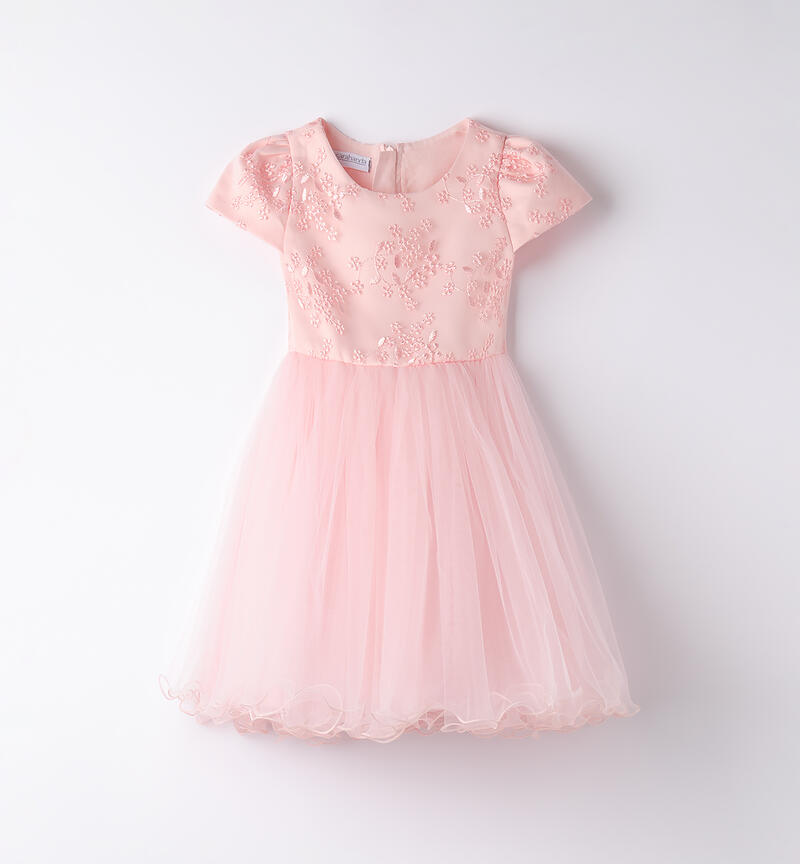 Abito bambina cerimonia PINK-2714